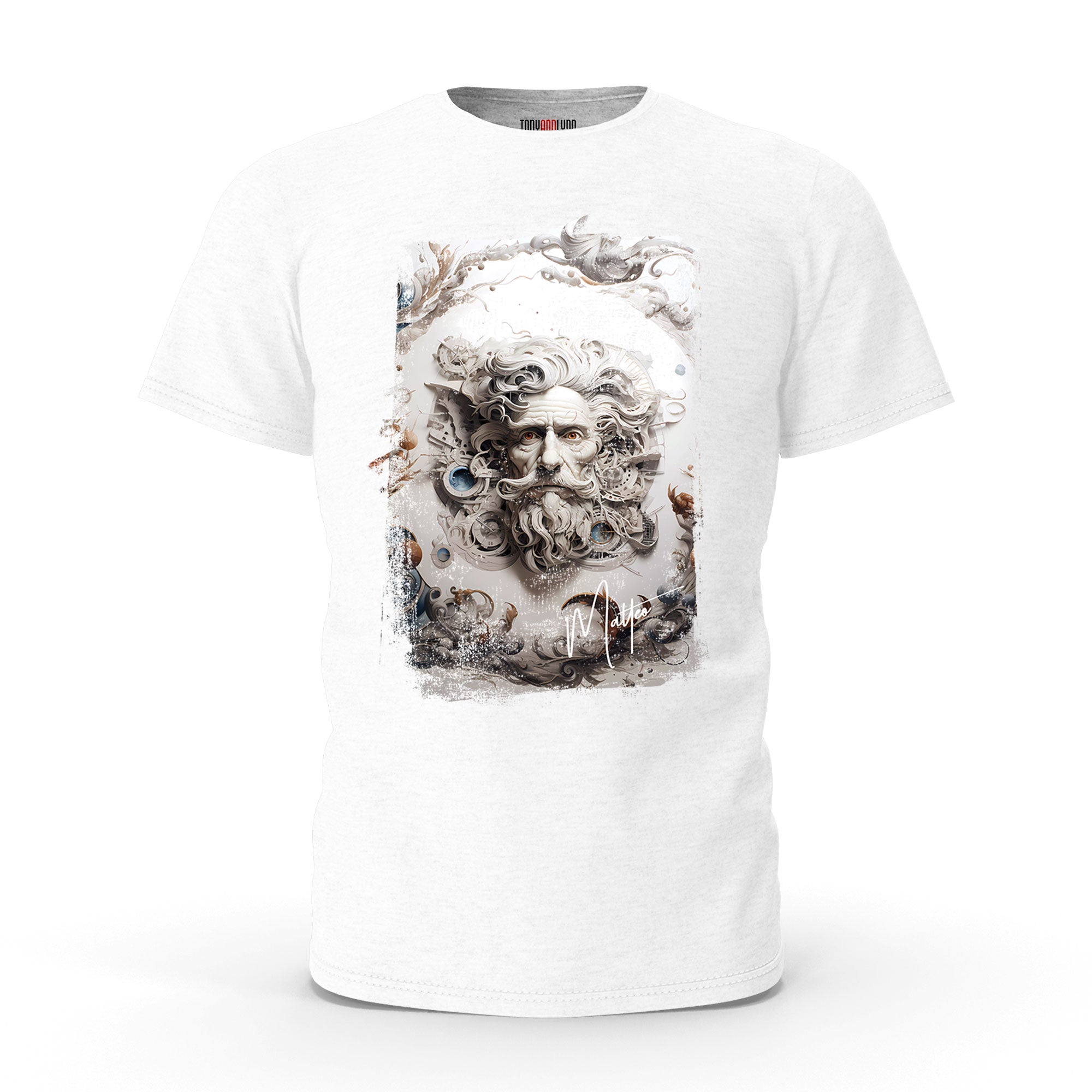T-Shirt "Weißer Marmor: Zeuge zeitloser Liebe"