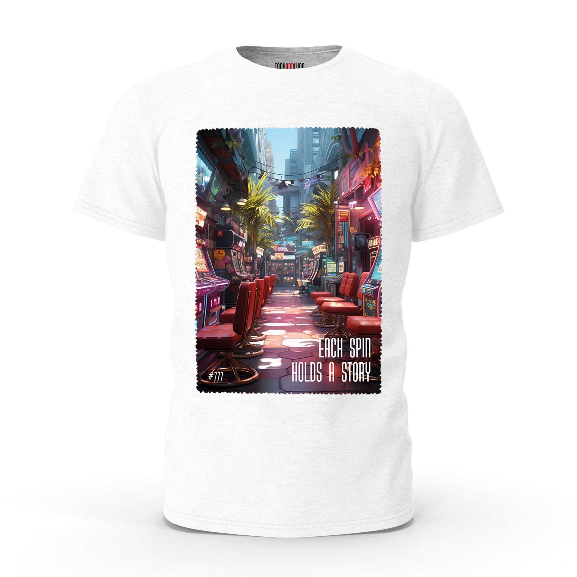 T-Shirt "Neonträume: Kenjis Slot Machine Saga" #777